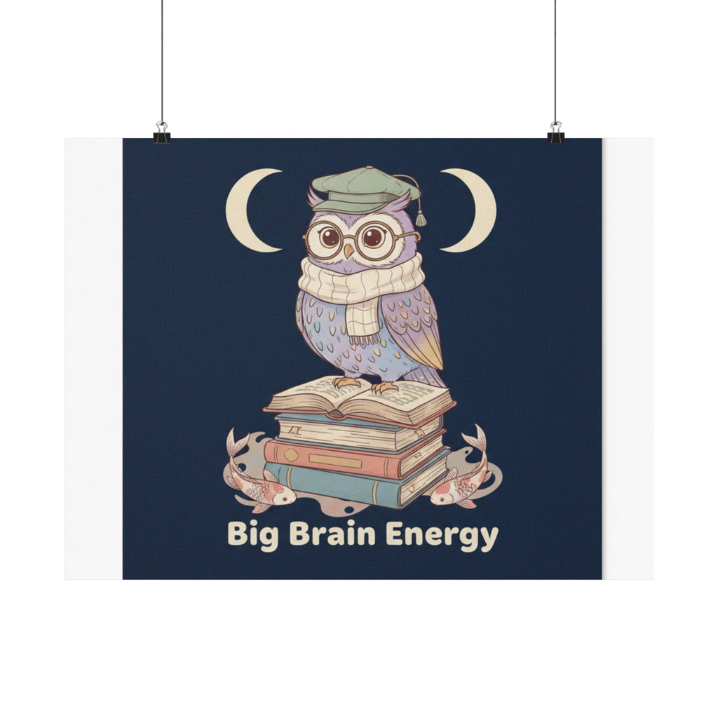 big brain energy Poster
