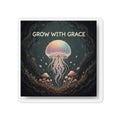 Kawaii Jellyfish Die-Cut Magnet – Grow With Grace
