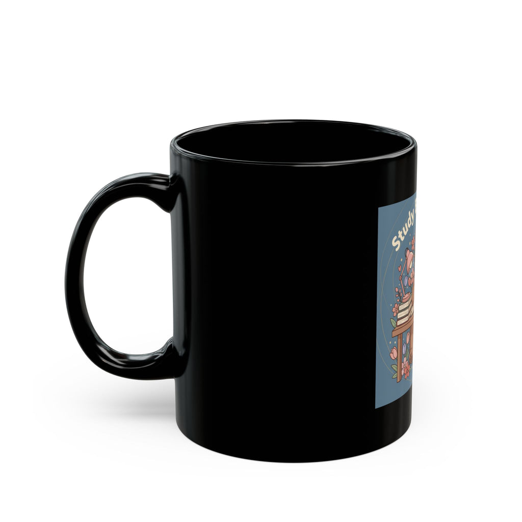 Bear Black Mug 11oz – Study Buddy Vibes