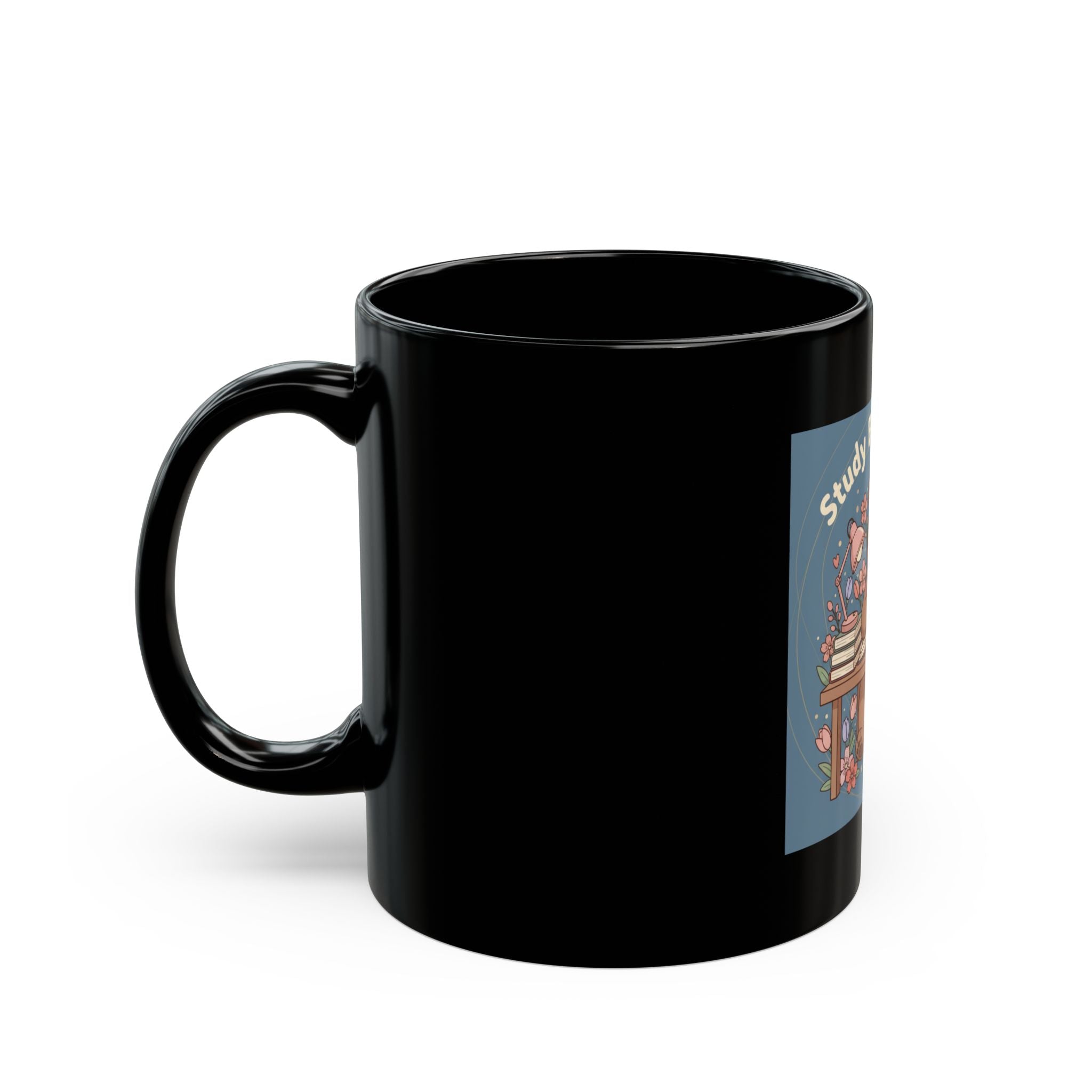Bear Black Mug 11oz – Study Buddy Vibes