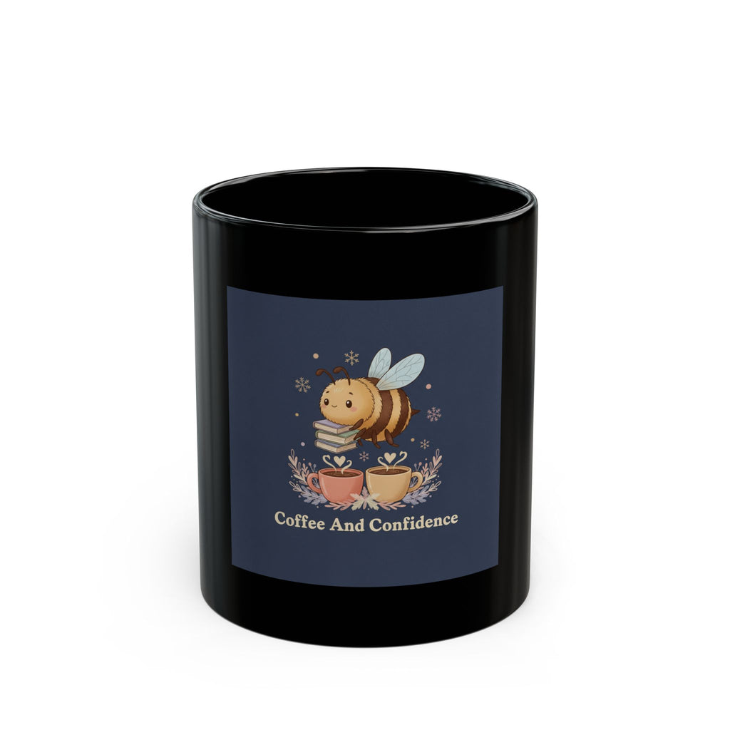 Bear Black Mug 11oz – Coffee and Confidence