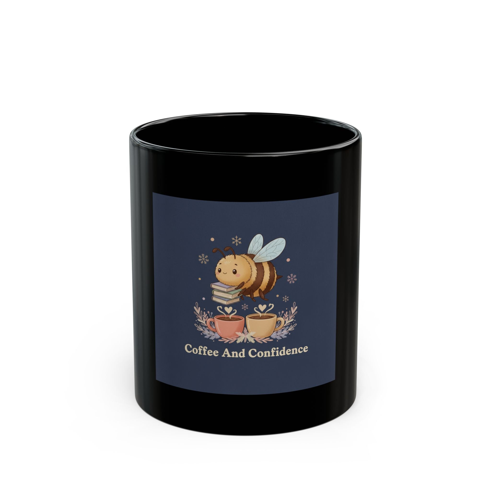 Bear Black Mug 11oz – Coffee and Confidence