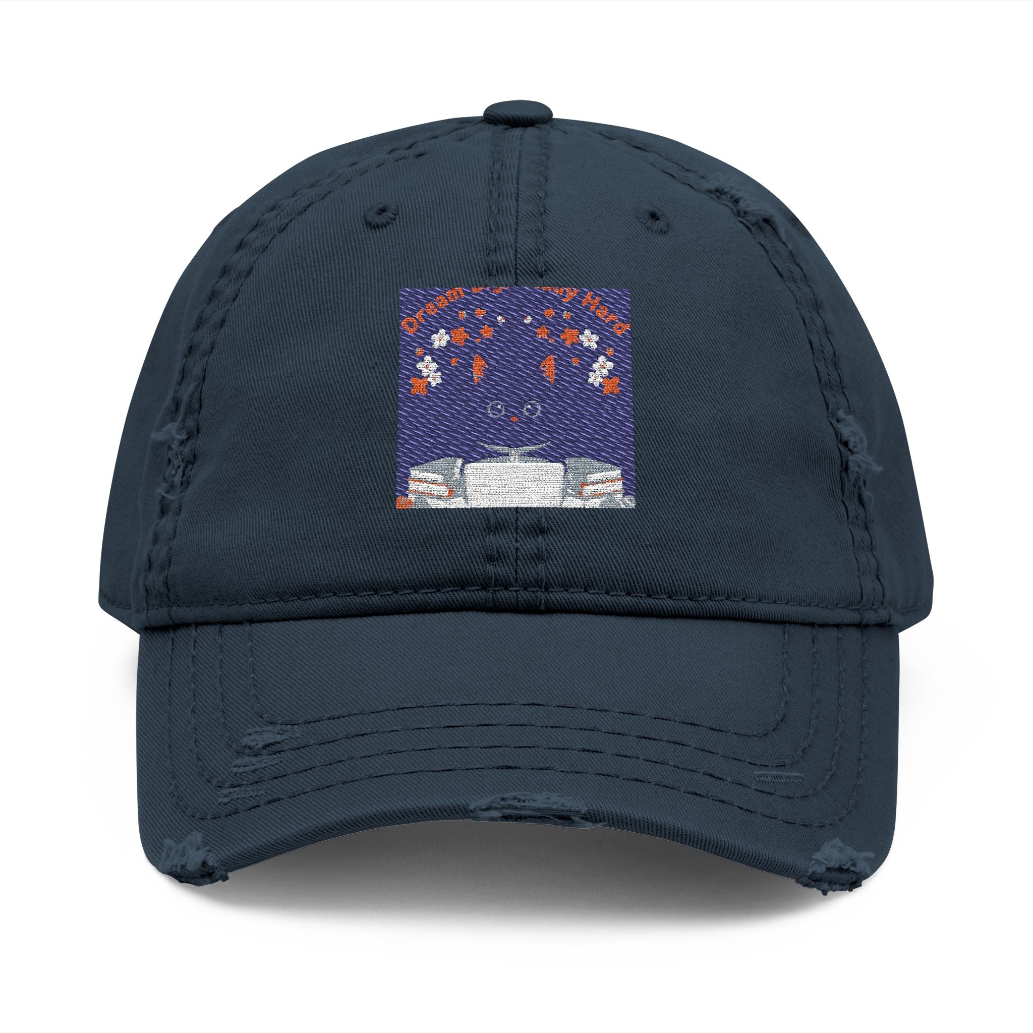 Black Cat Dad Hat – Dream Big Study Hard