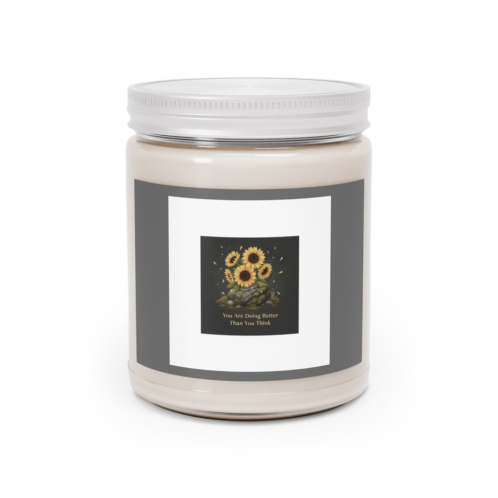 Sunflowers Scented Candle – You Are Doing Better Than You Think
