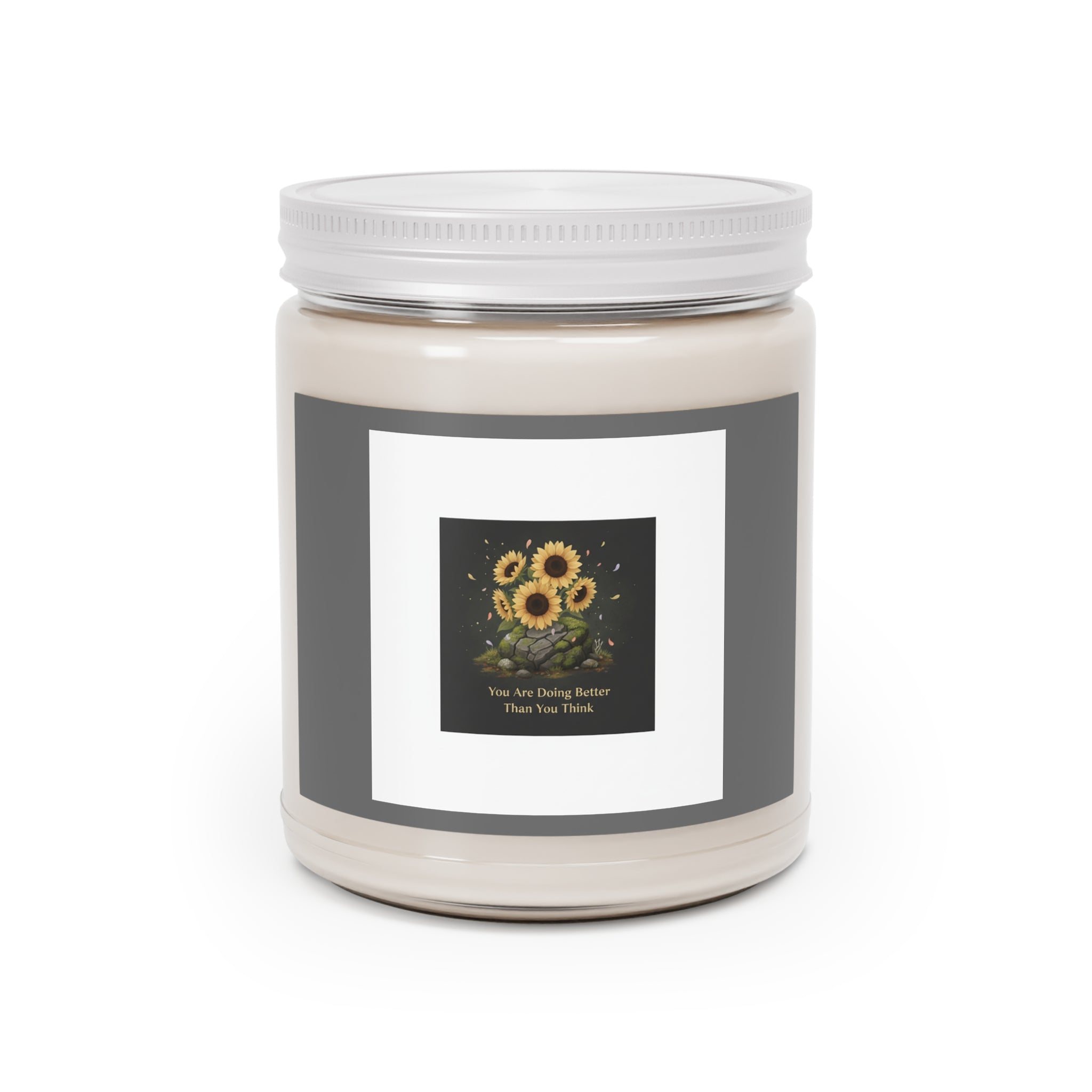Sunflowers Scented Candle – You Are Doing Better Than You Think