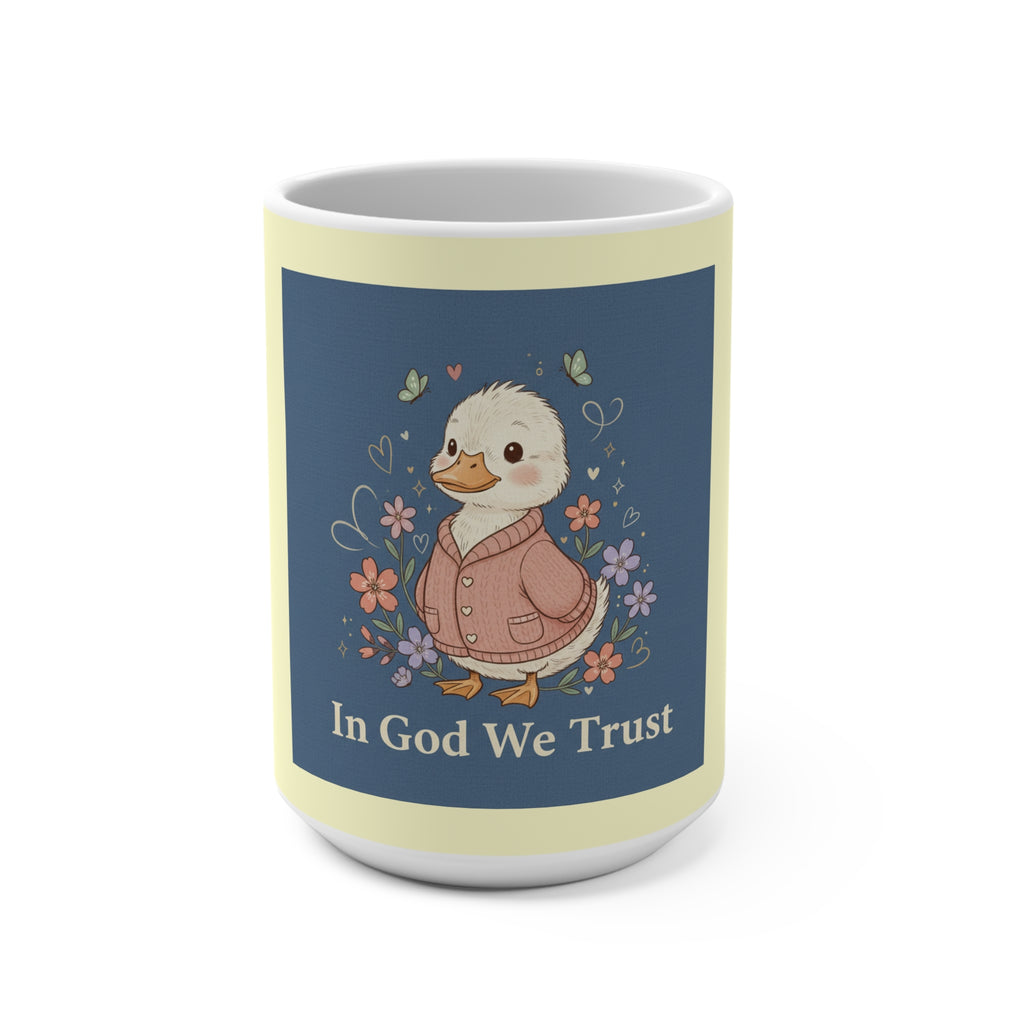 Duck Mug 15oz – In God We Trust