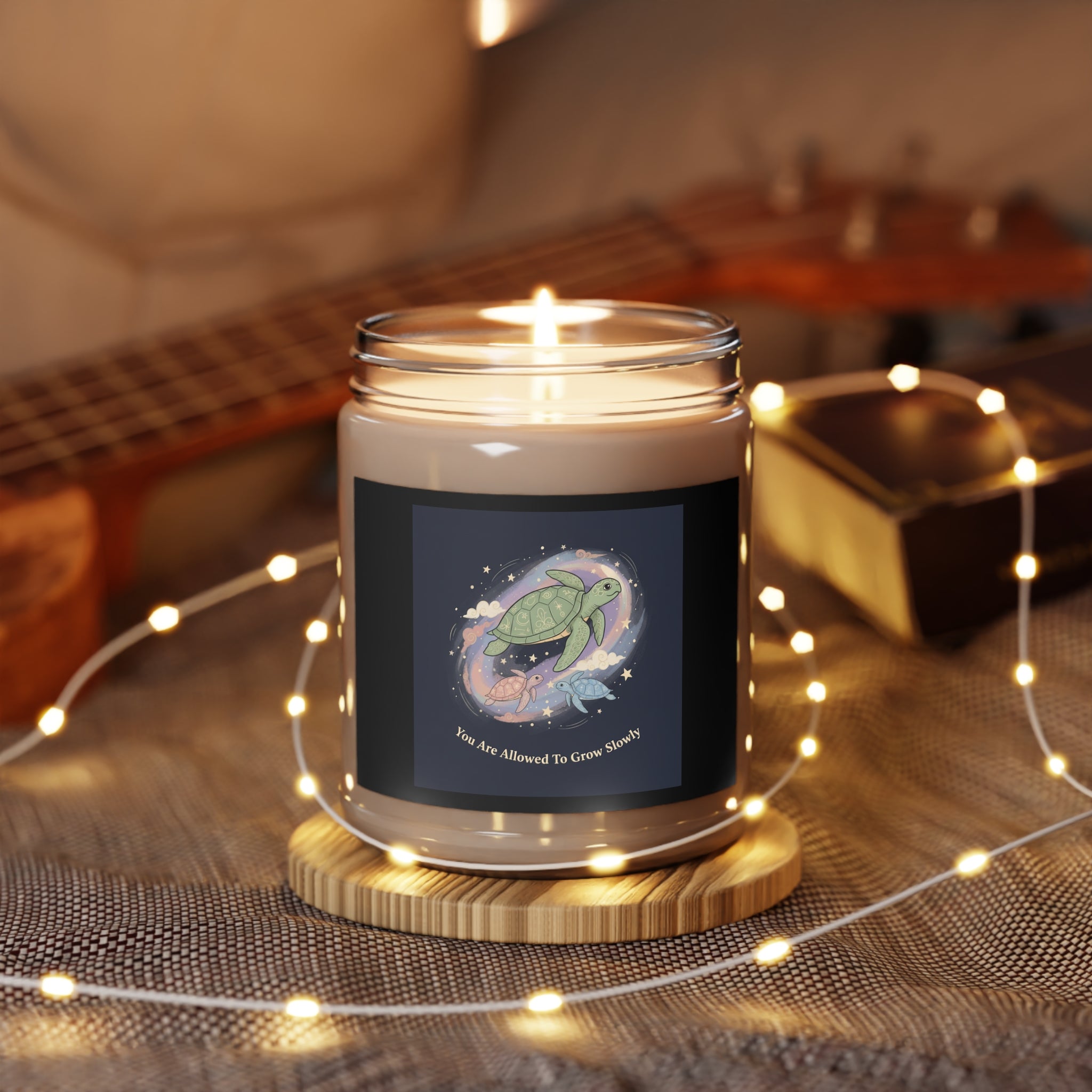 You Are Allowed To Grow Slowly Turtle Scented Candle
