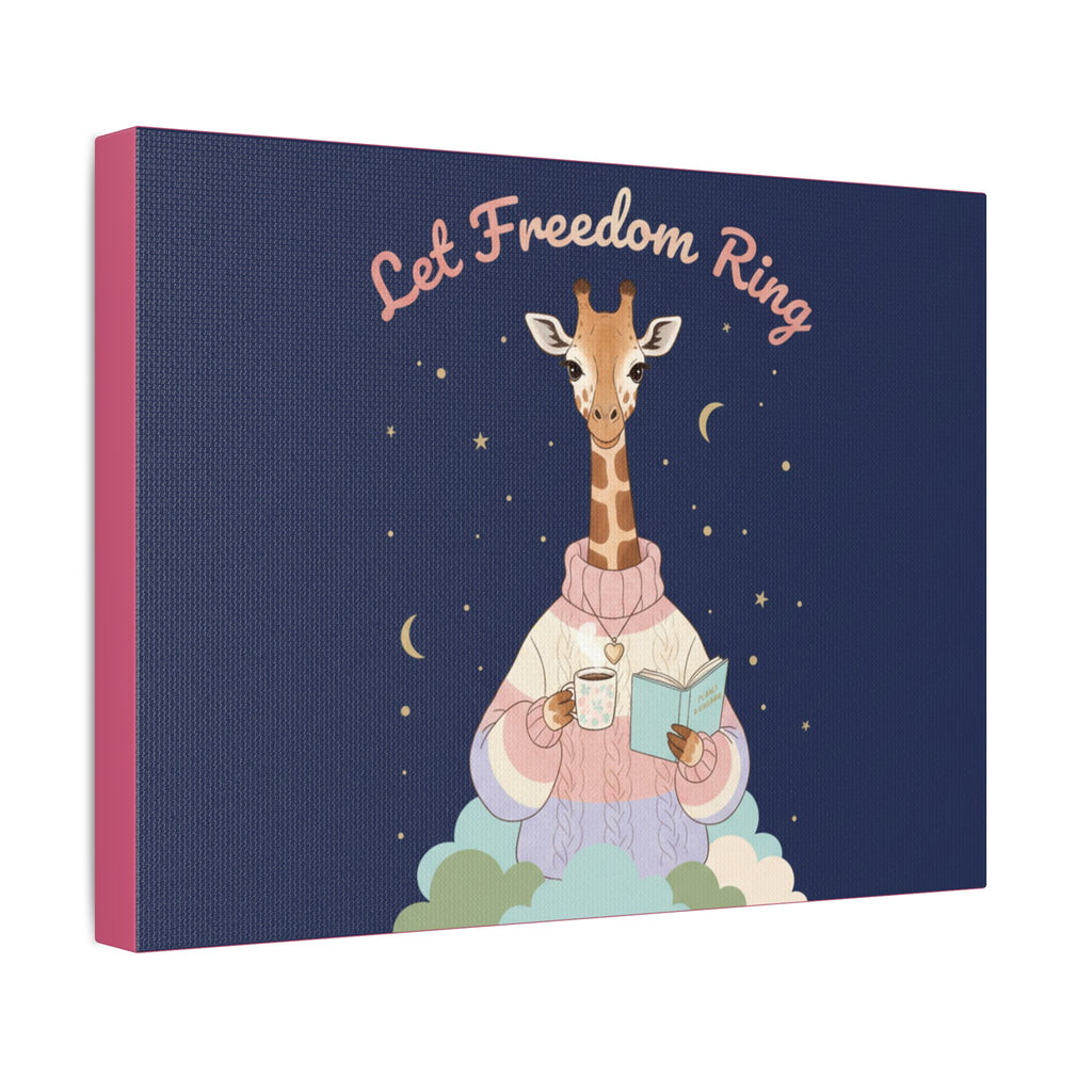 Giraffe Canvas Print – Let Freedom Ring