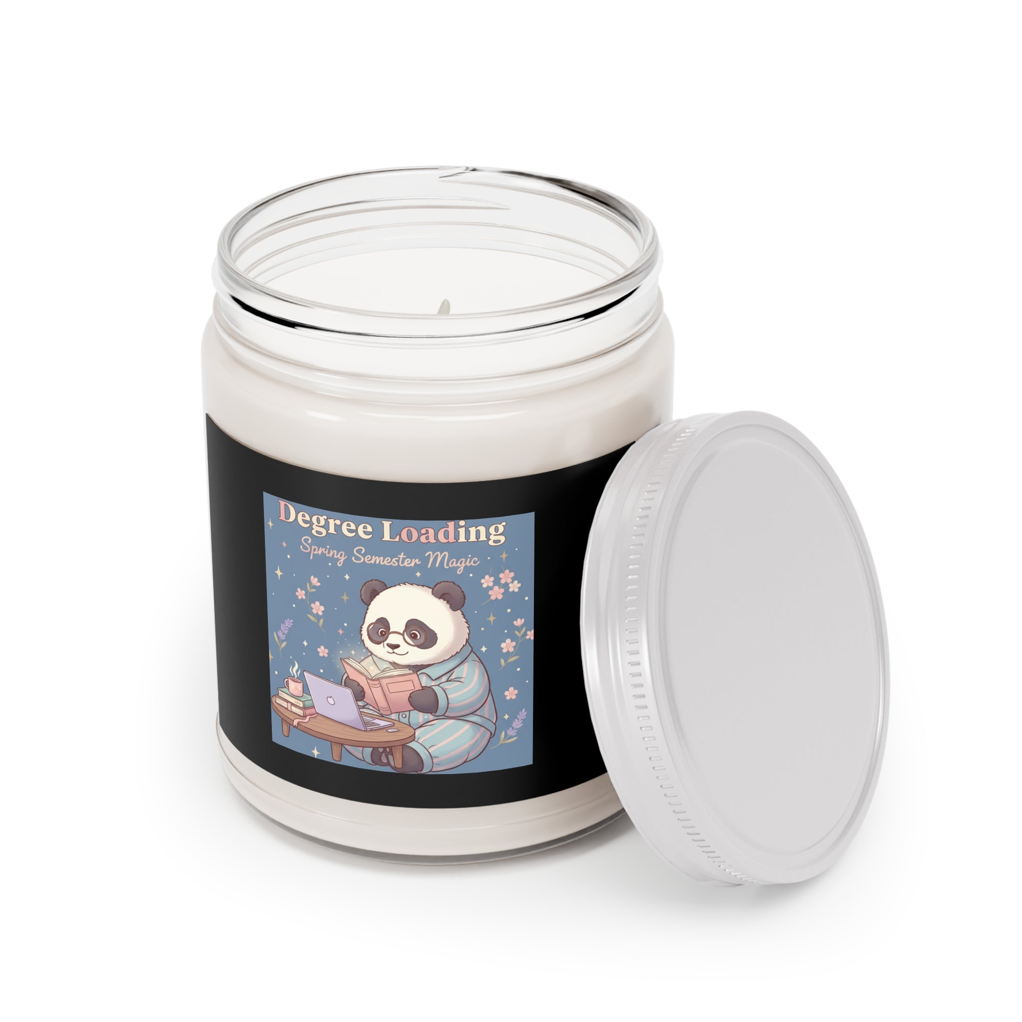Panda Scented Candle – Degree Loading Spring Semester Magic