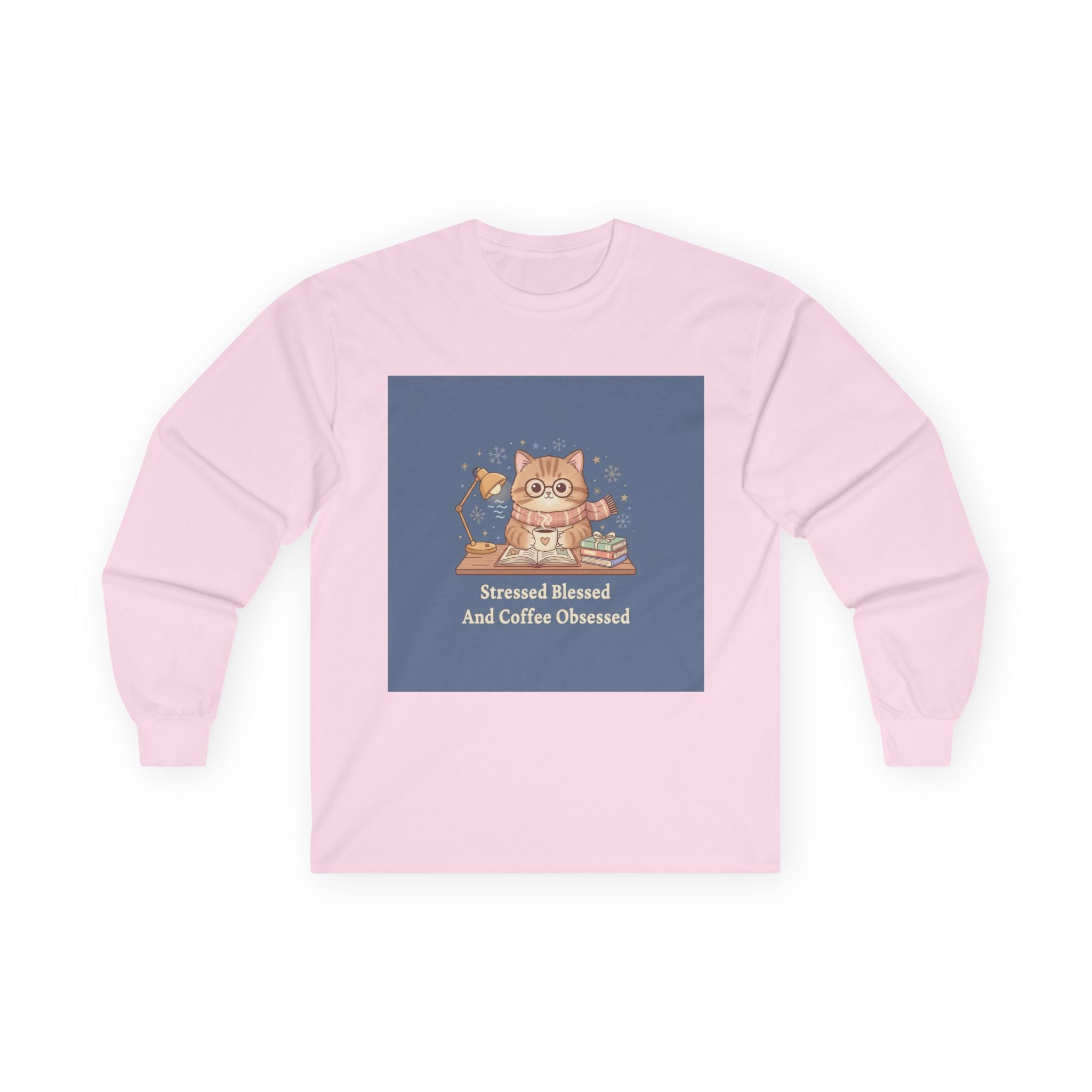 Bear Long Sleeve Tee – Stressed Blessed and Coffee Obsessed