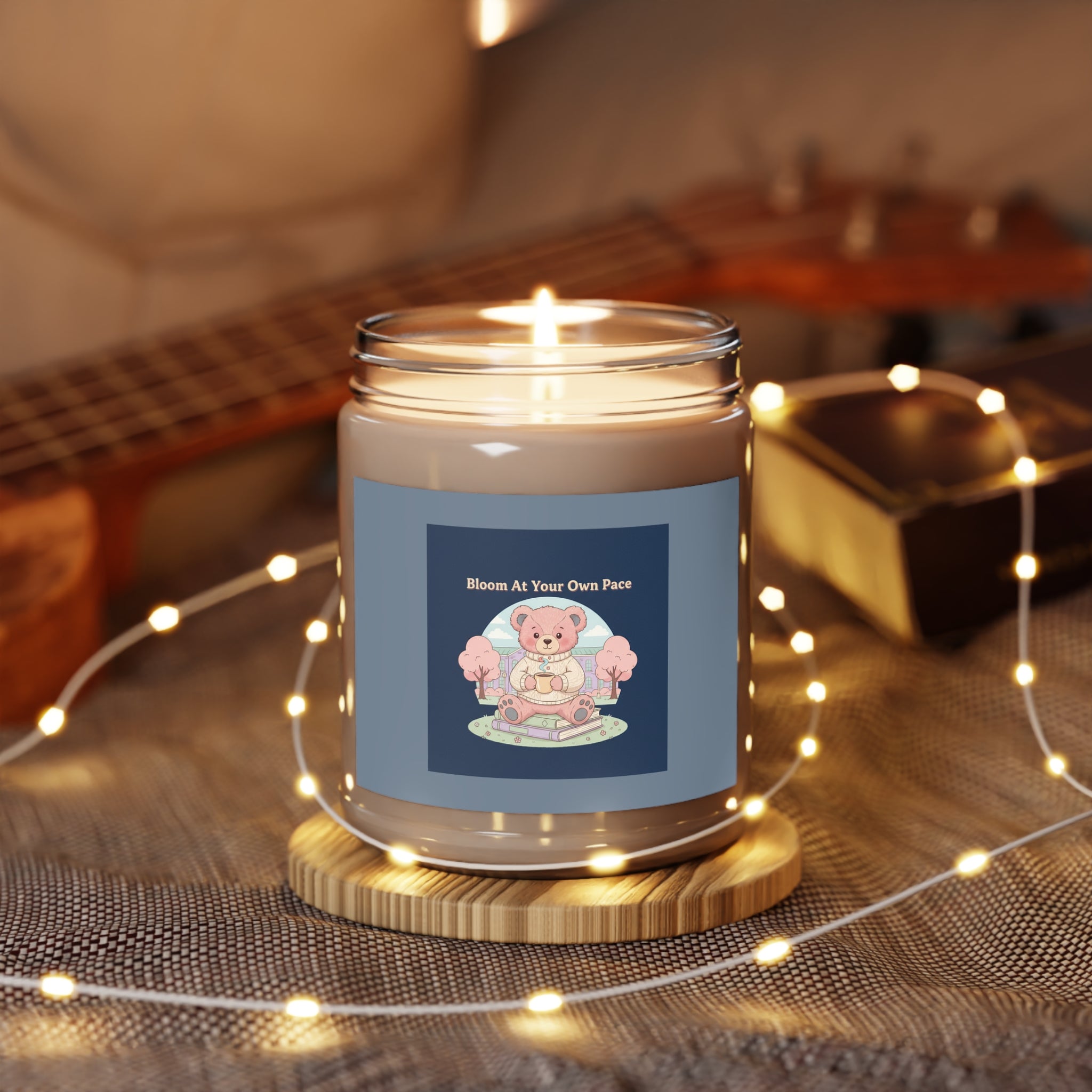 Bear Scented Candle – Bloom at Your Own Pace