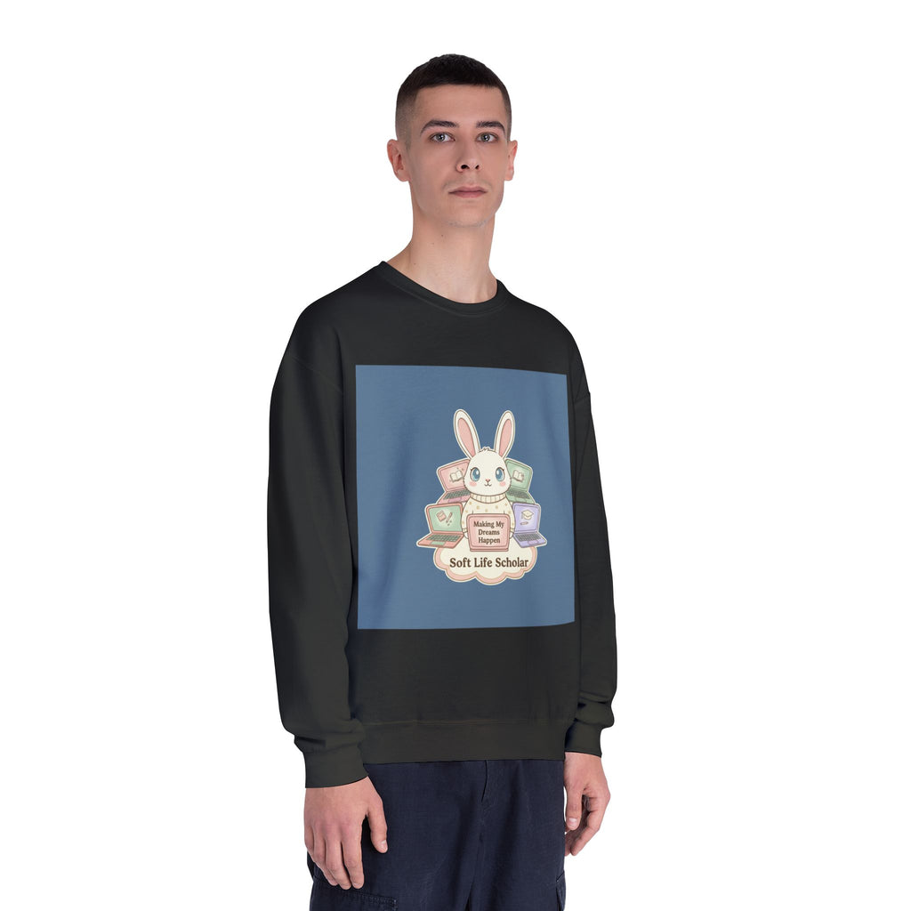 Bunny Crewneck Sweatshirt – Making My Dreams Happen Soft Life Schola