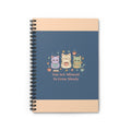Cats With Glasses Spiral Notebook – You Are Allowed to Grow Slowly