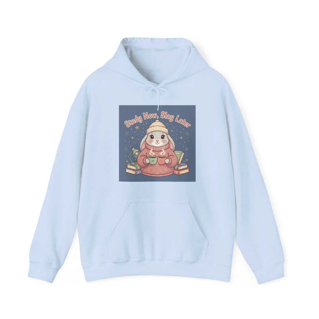 Rabbit Hoodie – Study Now, Slay Later