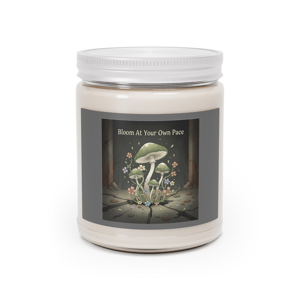 Black Cat Scented Candle – Bloom at Your Own Pace