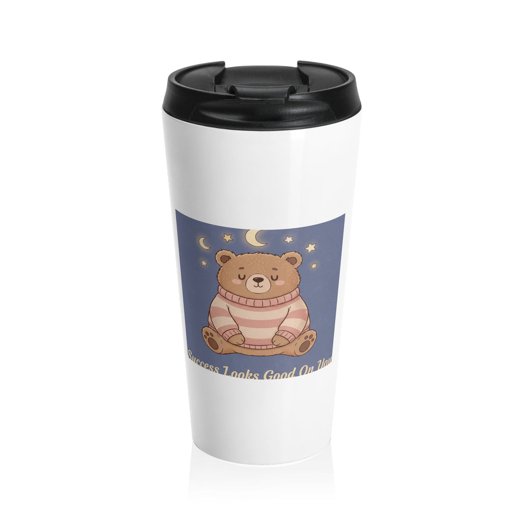 Bear Travel Mug – Success Looks Good on You