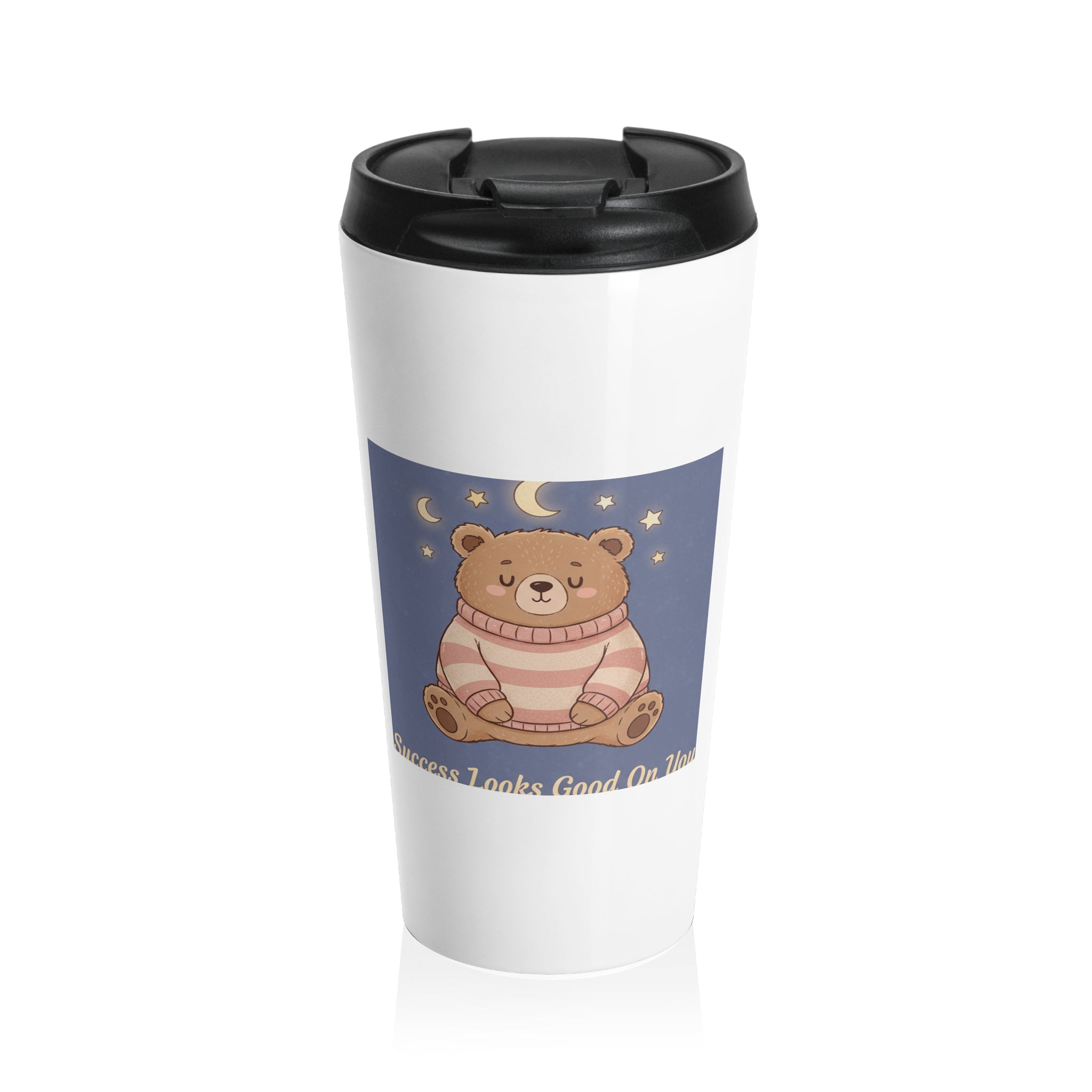 Bear Travel Mug – Success Looks Good on You
