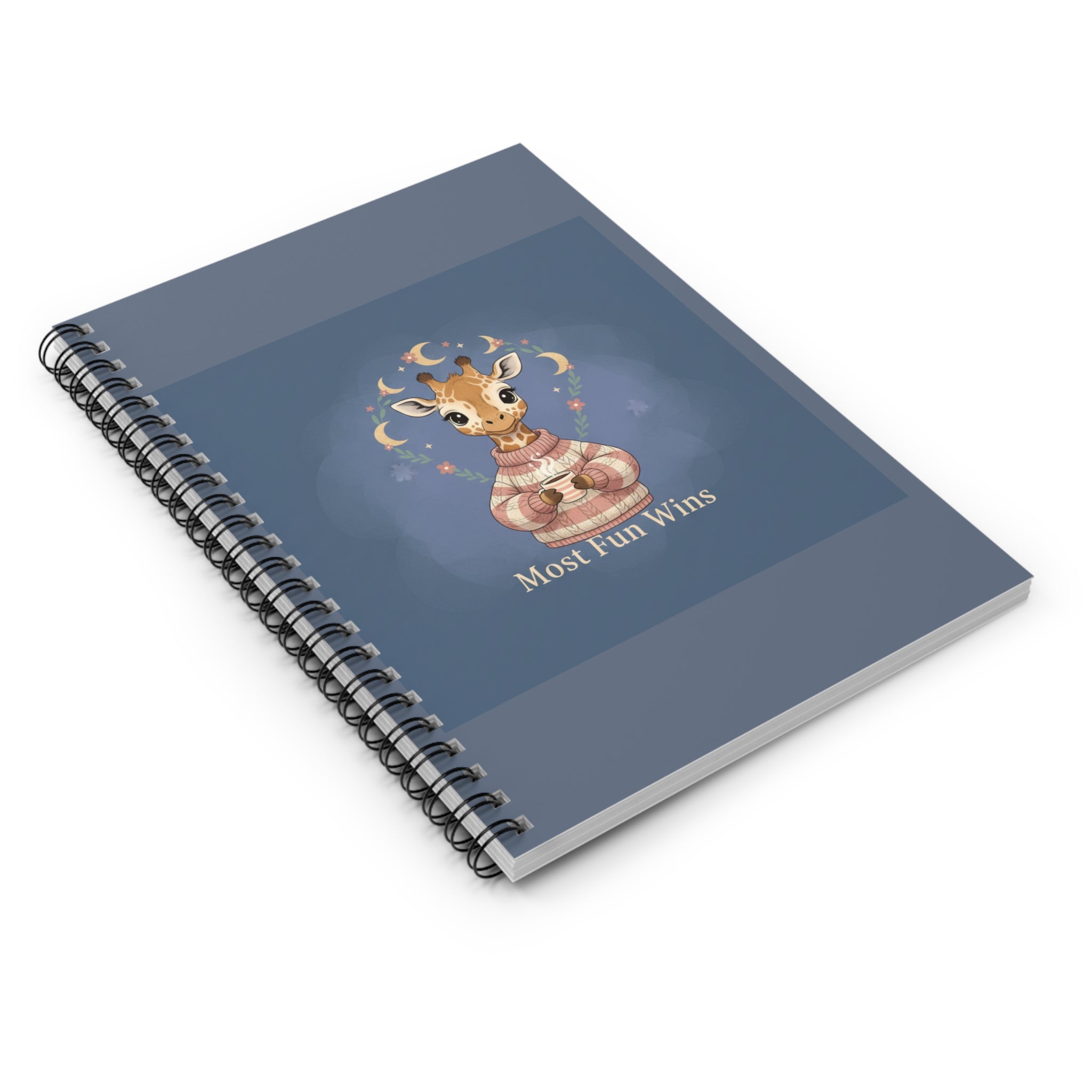 Giraffe Spiral Notebook – Most Fun Wins