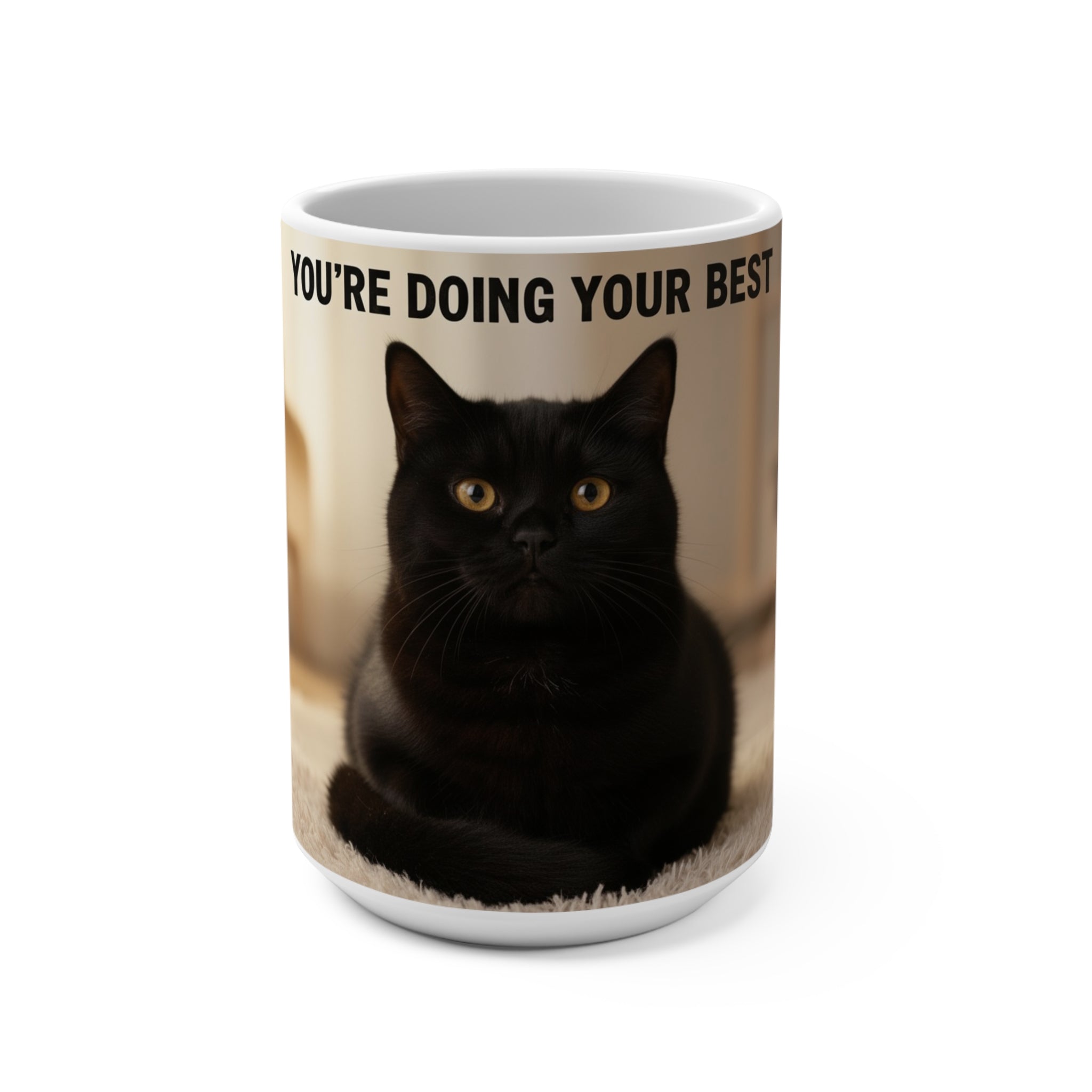 YOU’RE DOING YOUR BEST Cat Mug 15oz