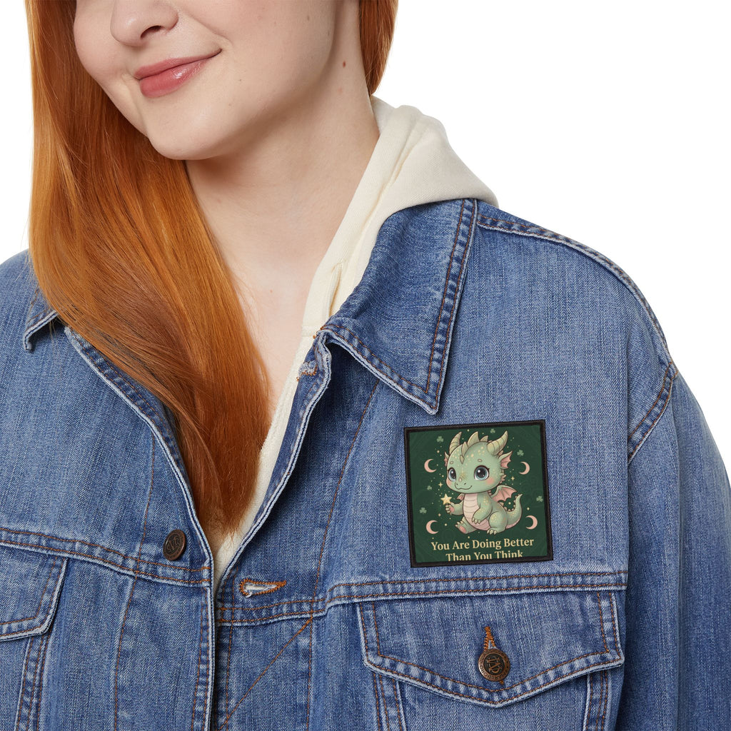 Dragon Iron-On Patch – You Are Doing Better Than You Think