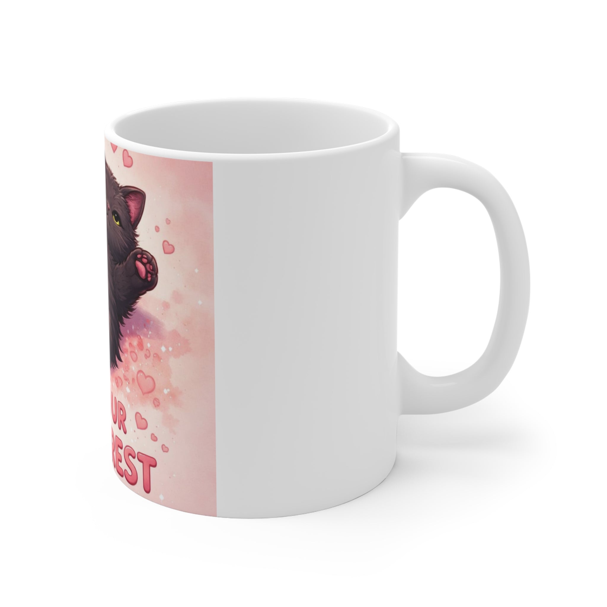 LET YOUR HEART REST Cat Mug 11oz