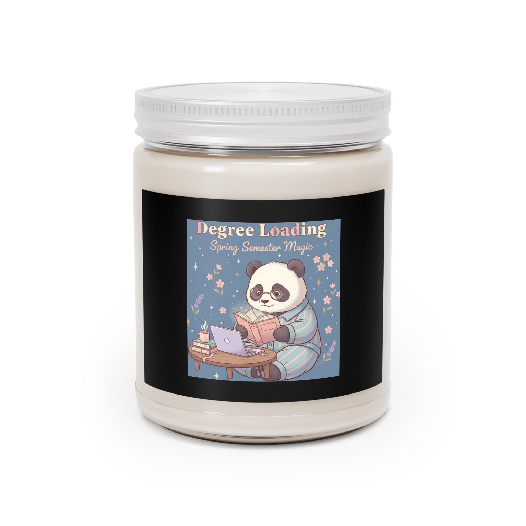 Panda Scented Candle – Degree Loading Spring Semester Magic