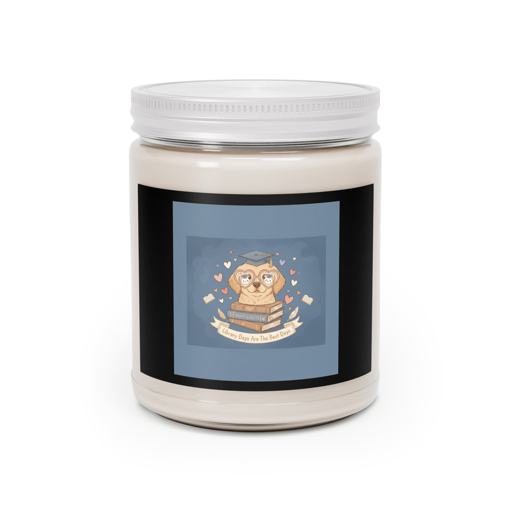 Library Days Are The Best Days Dog Scented Candle