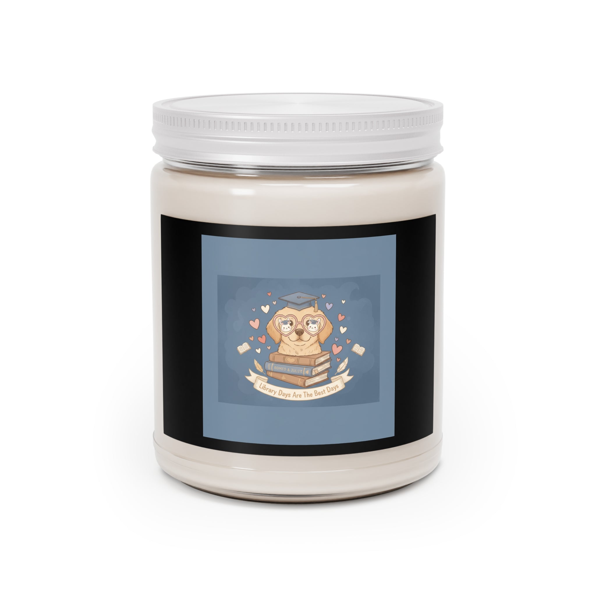 Library Days Are The Best Days Dog Scented Candle