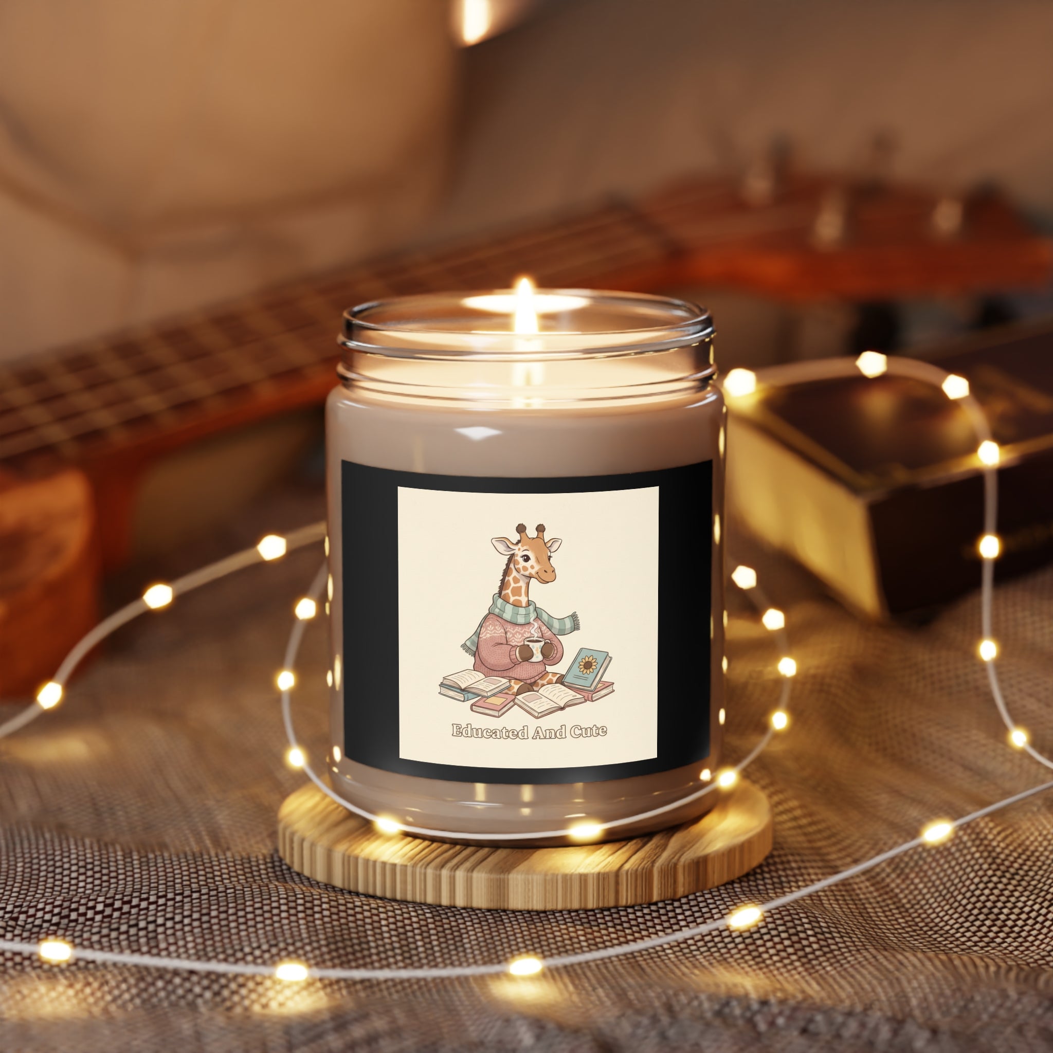 Sunflowers Scented Candle – Educated and Cute