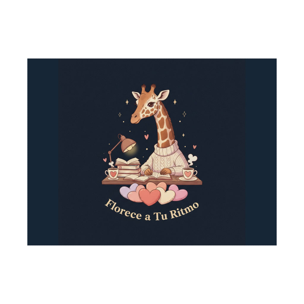 Florece a Tu Ritmo Giraffe Poster