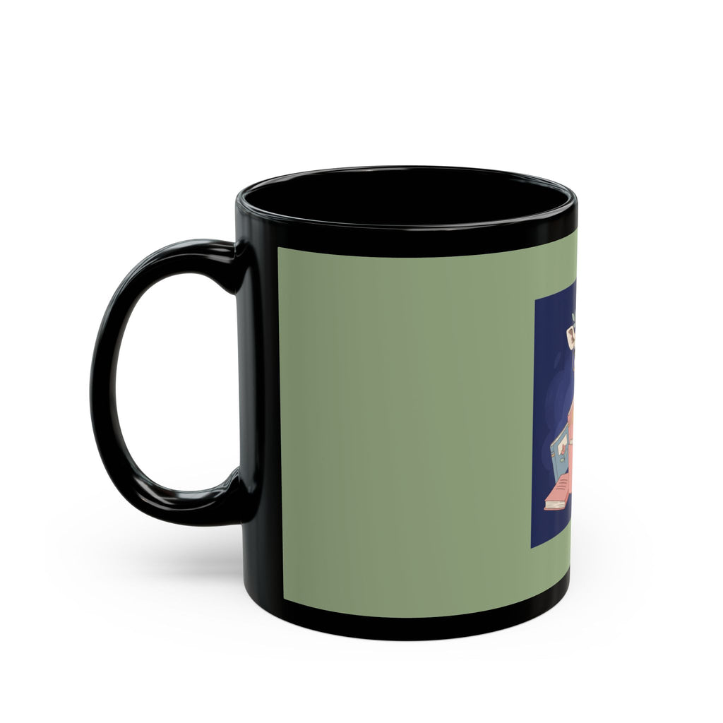 Giraffe Black Mug 11oz – Be Gentle With Yourself