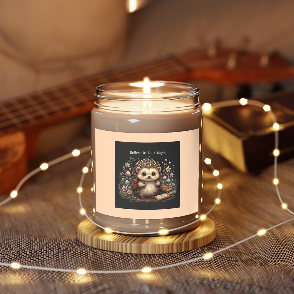 Hedgehog Scented Candle – Believe in Your Magic