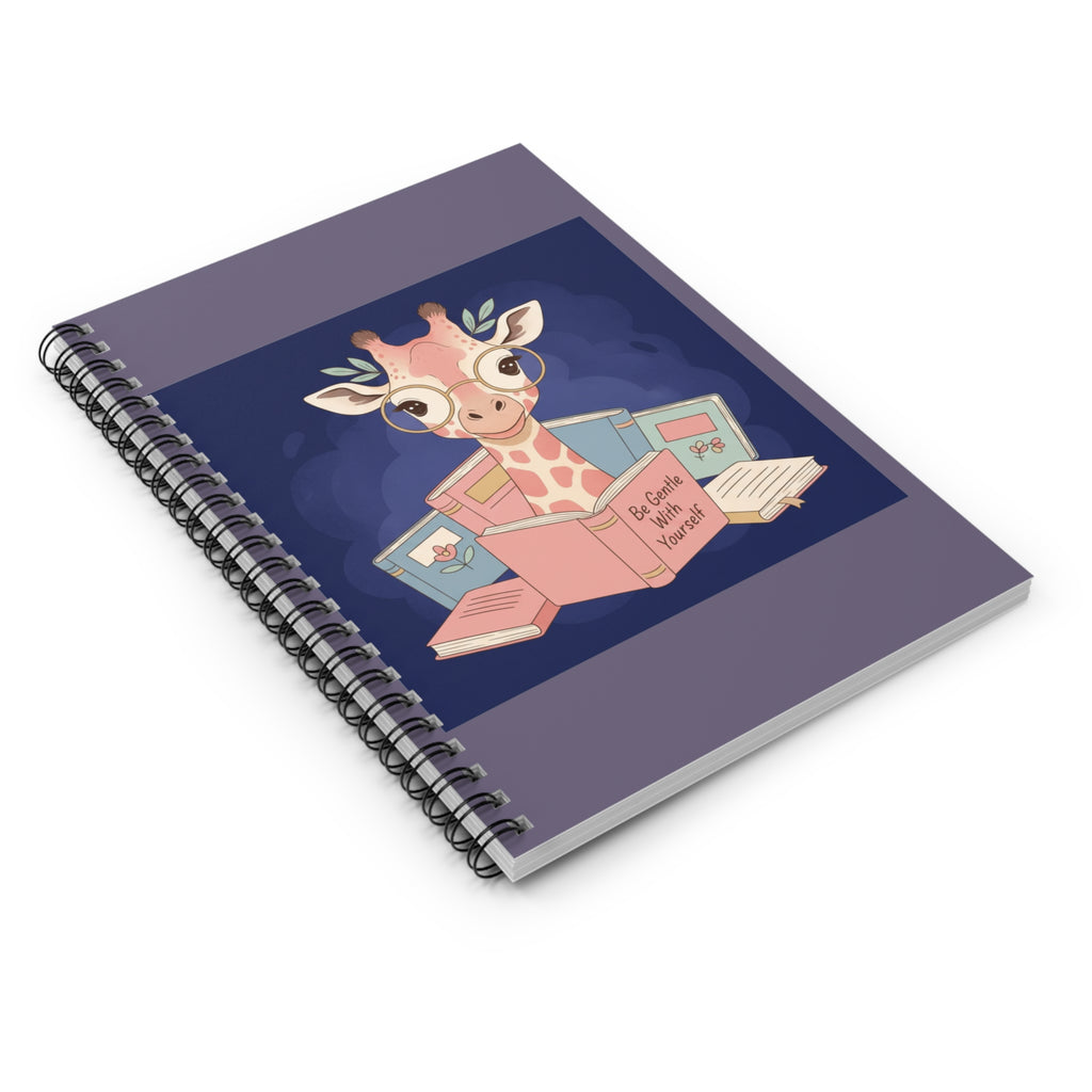 Giraffe Spiral Notebook – Be Gentle With Yourself