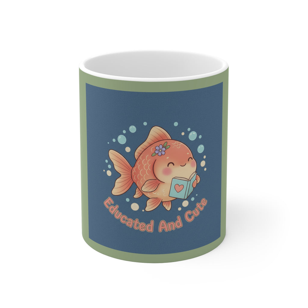 Fish Mug 11oz – Educated and Cute