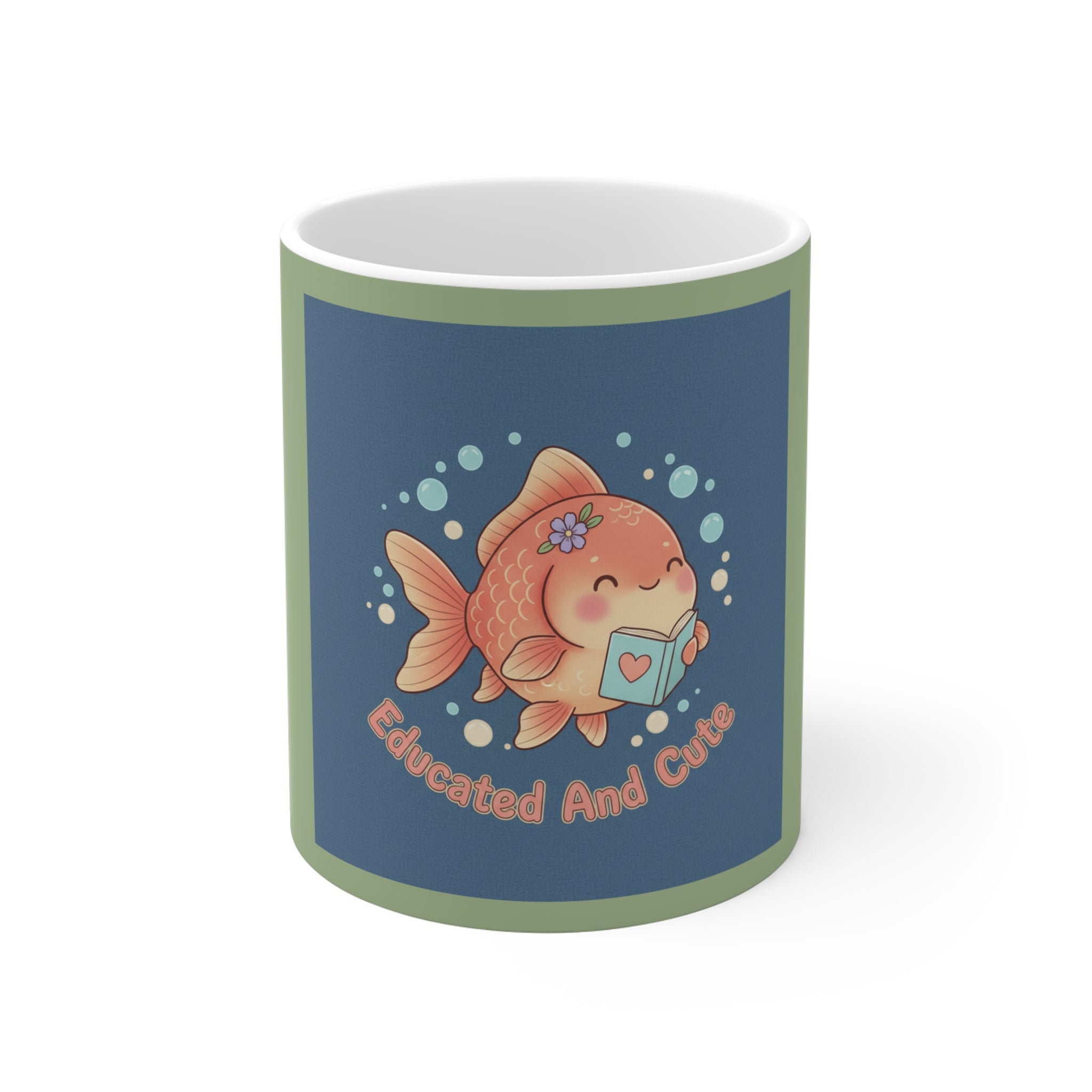 Fish Mug 11oz – Educated and Cute
