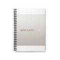 quiet confidence Spiral Notebook