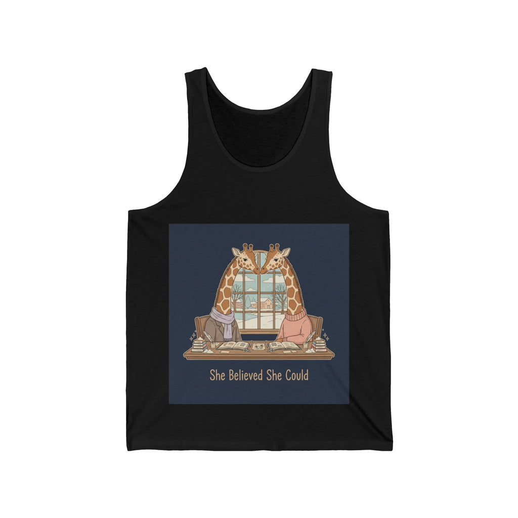 She Believed She Could Giraffe Tank Top