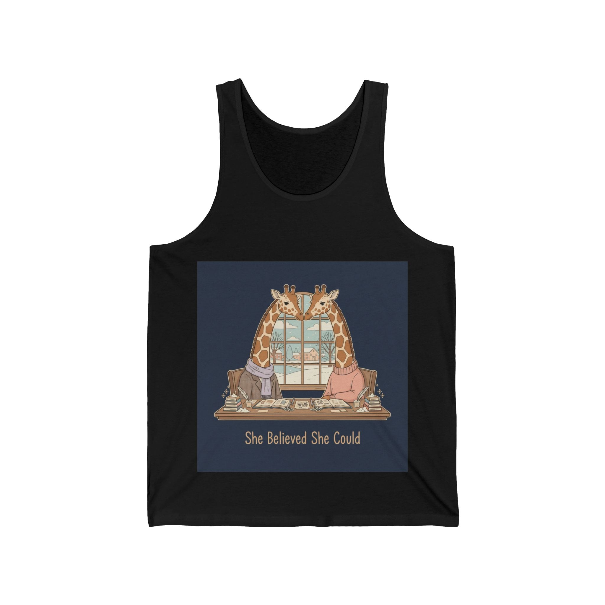 She Believed She Could Giraffe Tank Top