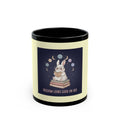 Bunny Black Mug 11oz – Freedom Looks Good on Her