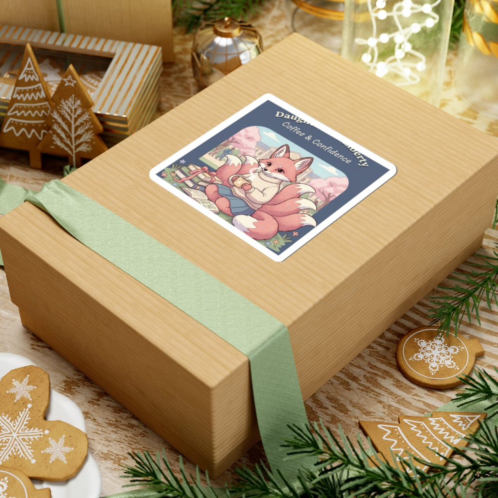 Kitsune Kiss-Cut Sticker – Daughters of Liberty