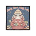 Rabbit Iron-On Patch – Study Now, Slay Later