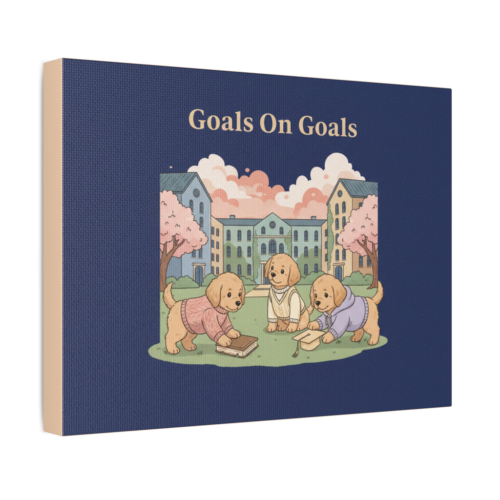 Goals on Goals Canvas Print – Unique Gift