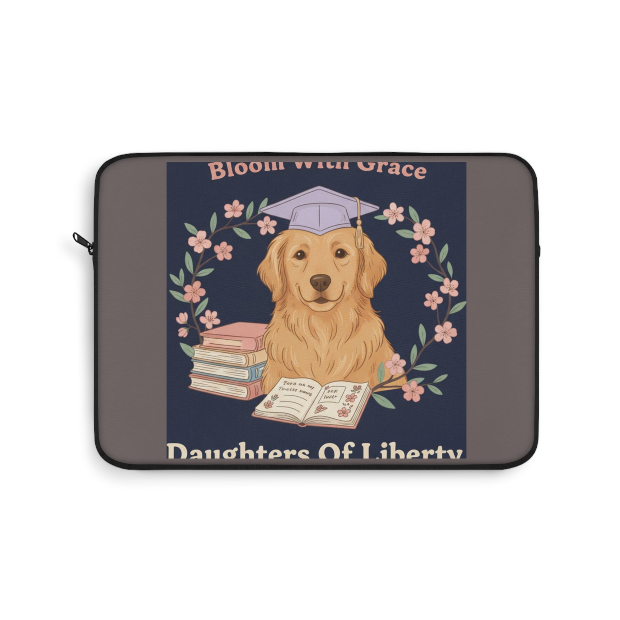 Golden Retriever Laptop Sleeve – Bloom With Grace