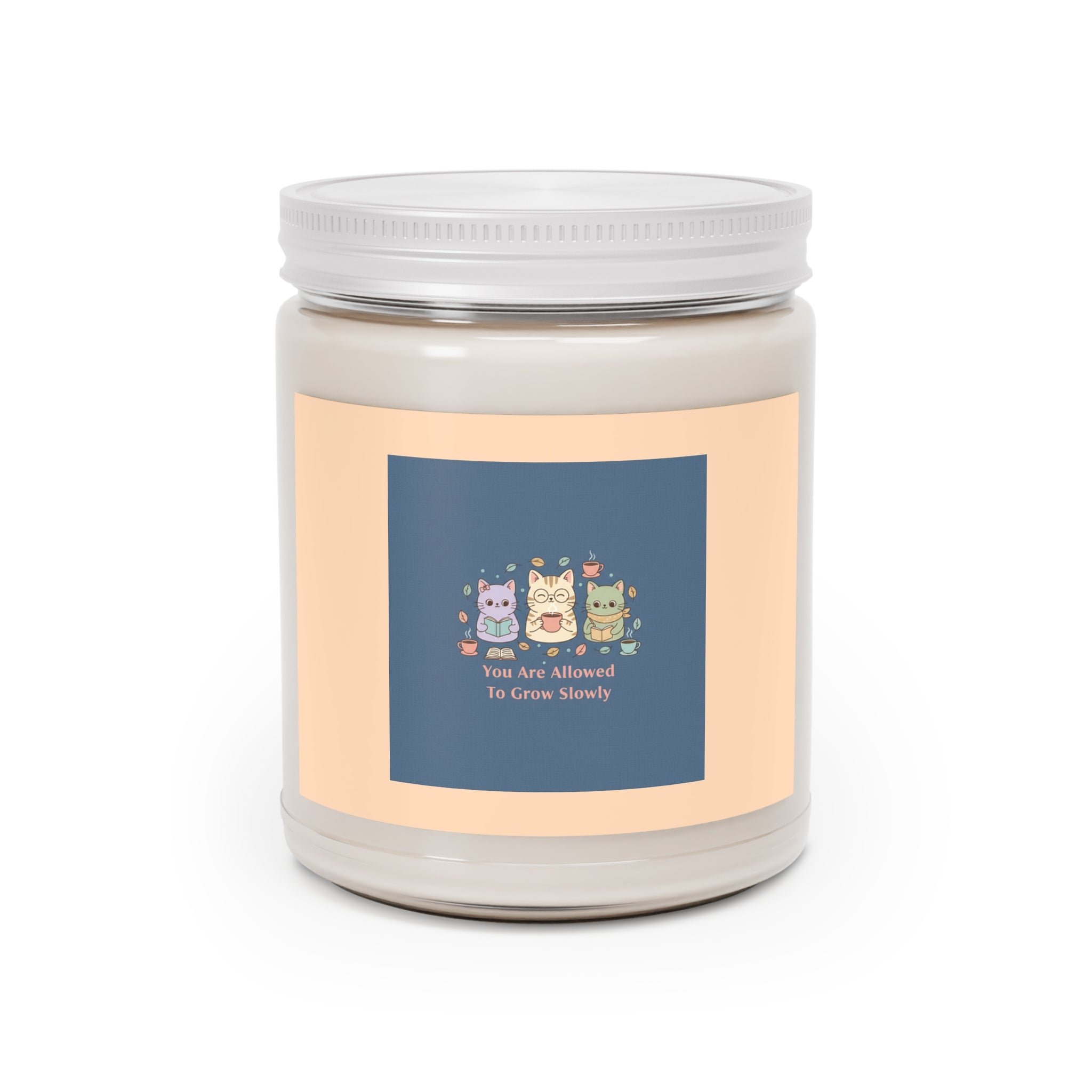 Cats With Glasses Scented Candle – You Are Allowed to Grow Slowly