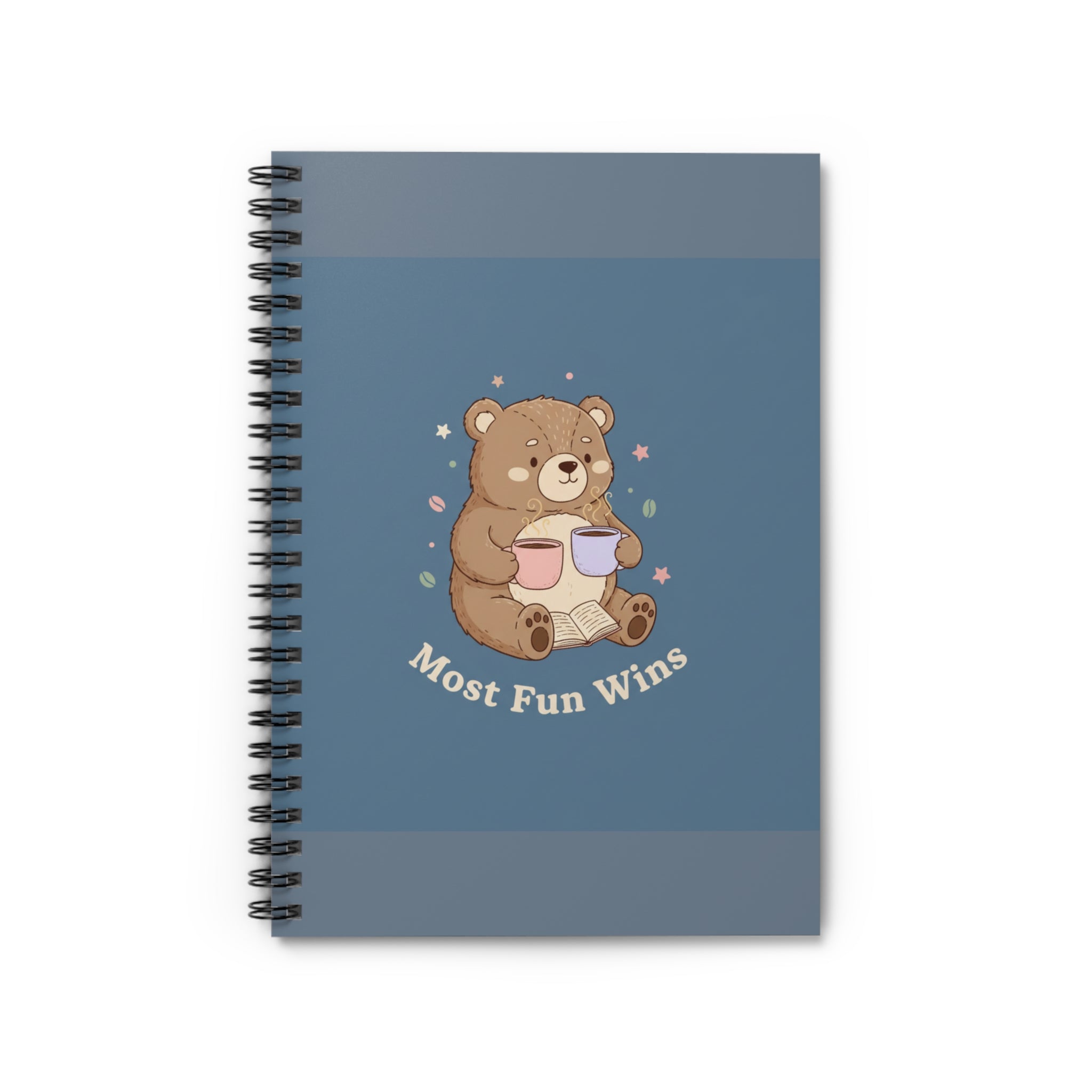 Bear Spiral Notebook – Most Fun Wins