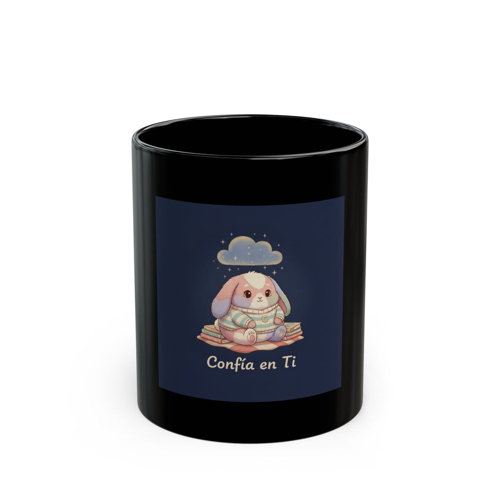 Bunny Black Mug 11oz – Confa en Ti