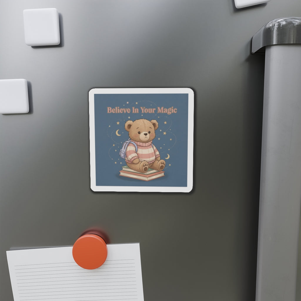 Bear Die-Cut Magnet – Believe in Your Magic