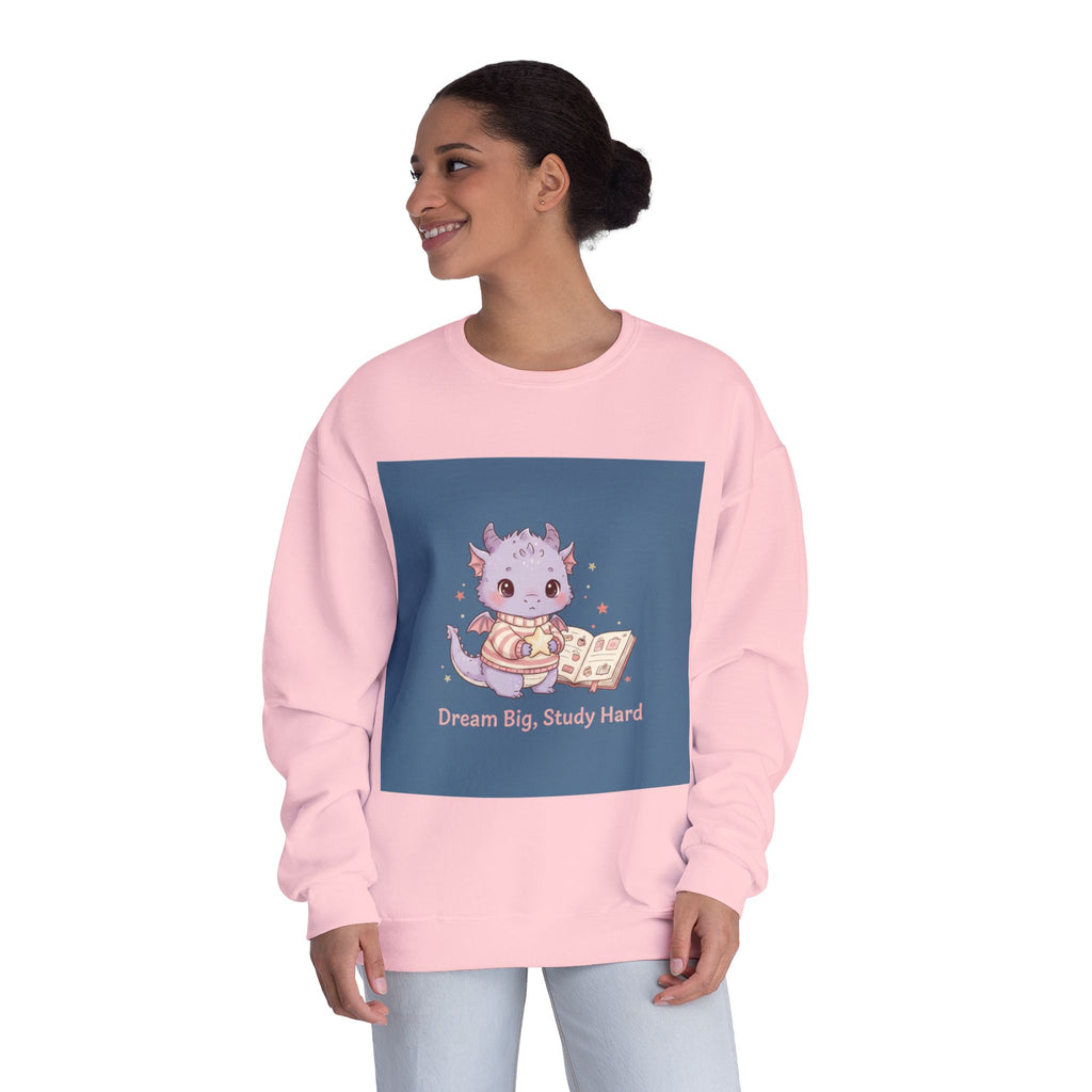 Dragon Crewneck Sweatshirt – Dream Big Study Hard
