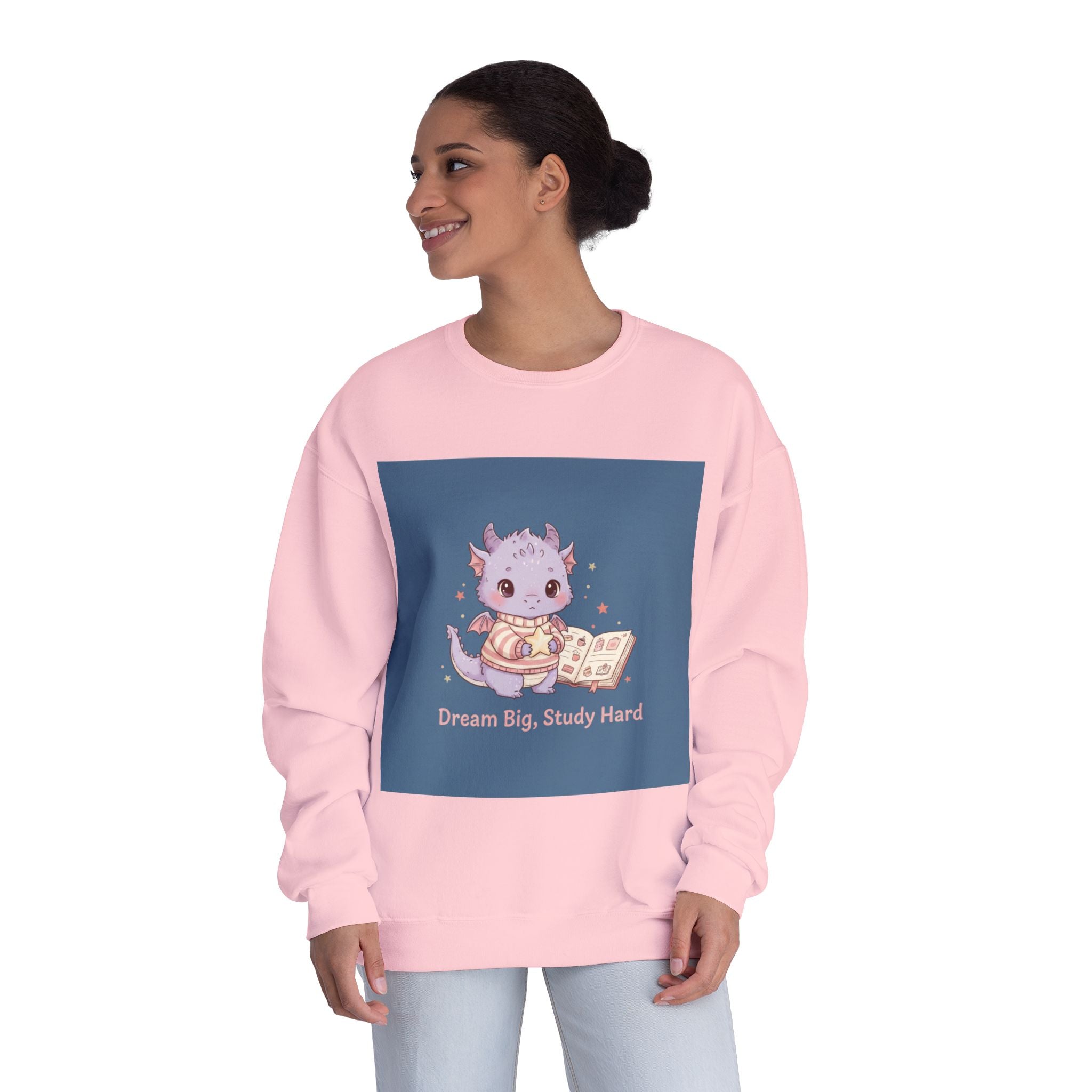 Dragon Crewneck Sweatshirt – Dream Big Study Hard