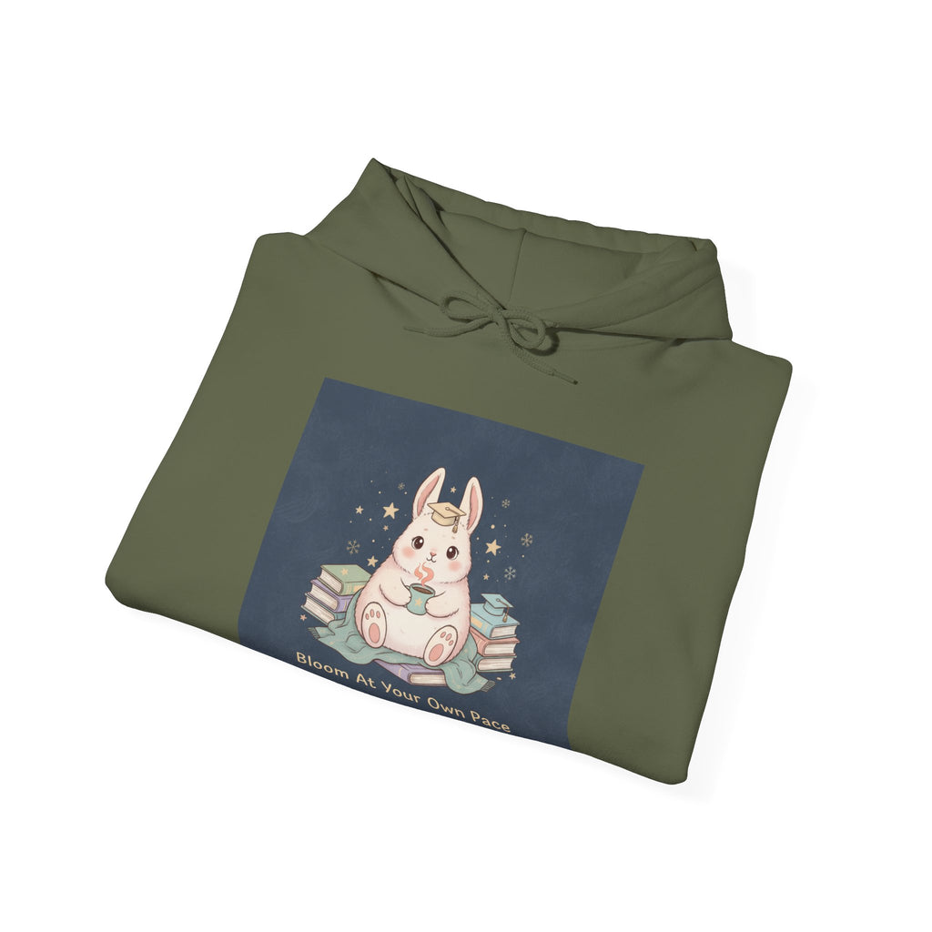 Bunny Hoodie – Bloom at Your Own Pace